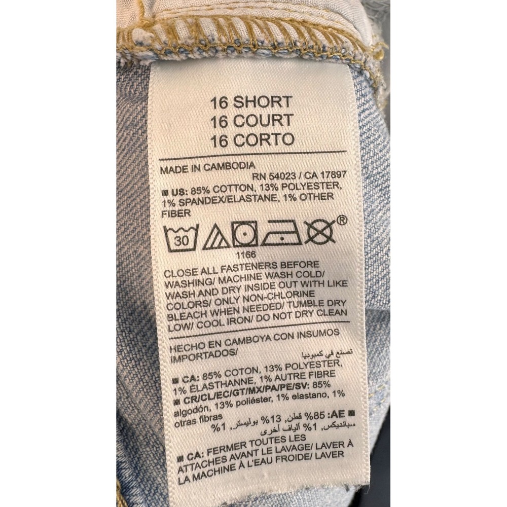 Old Navy Womens 16 Short Light Wash WOW Boyfriend Mid Rise Jeans Denim Pants - Picture 11 of 12